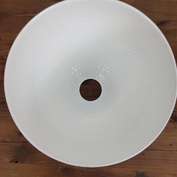 Ser of 2 Hammered Pendant Shades Dome Shape Silver Chrome Finish NEW - Picture 2 of 5